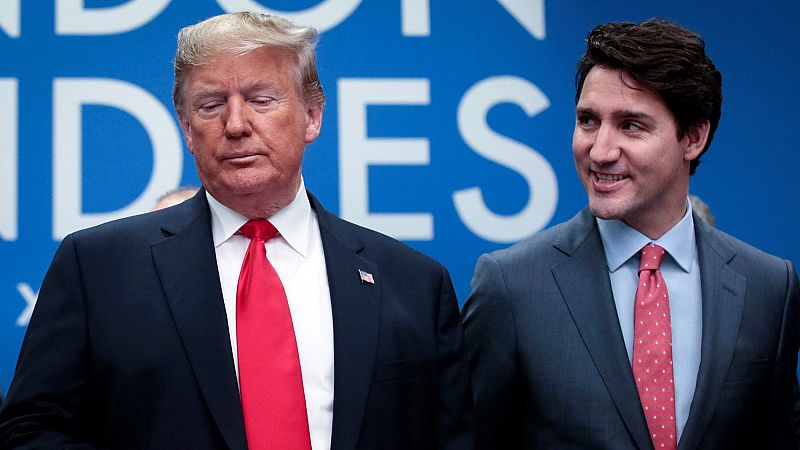 Trump abandona la cumbre de la OTAN tras las burlas de otros dirigentes y acusa a Trudeau de tener "dos caras"