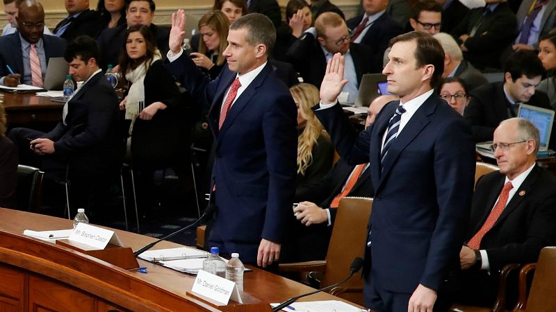 Los abogados demócratas presentan su caso para el 'impeachment' contra Trump: abuso, traición y corrupción
