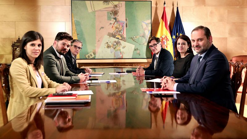 PSOE y ERC se reúnen para preparar el encuentro en Barcelona sobre la negociación de la investidura