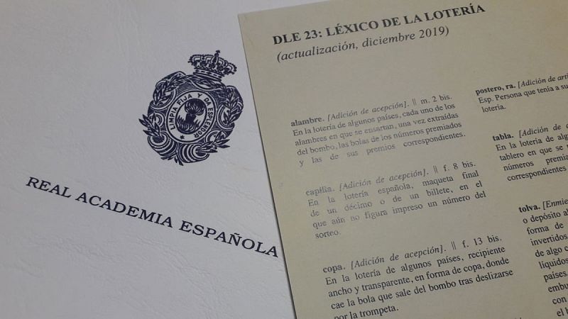La Real Academia de la Lengua juega a la lotería
