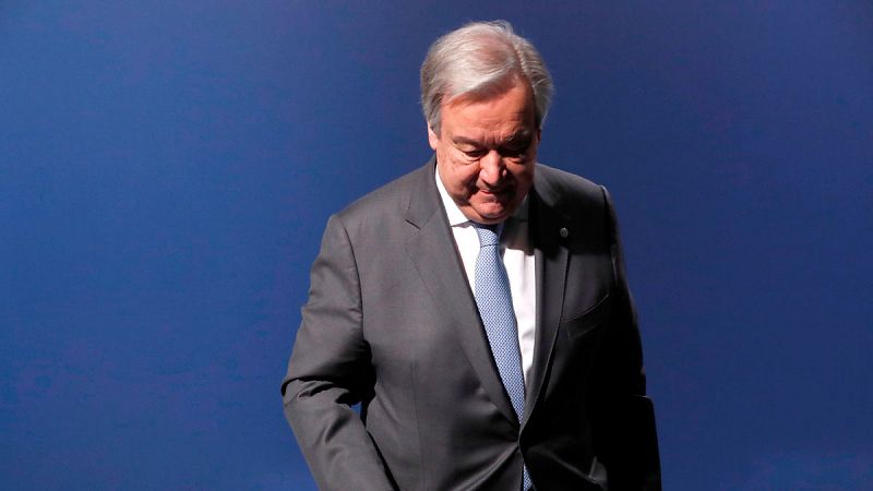 Antnio Guterres: "Estoy decepcionado con los resultados de la COP25"
