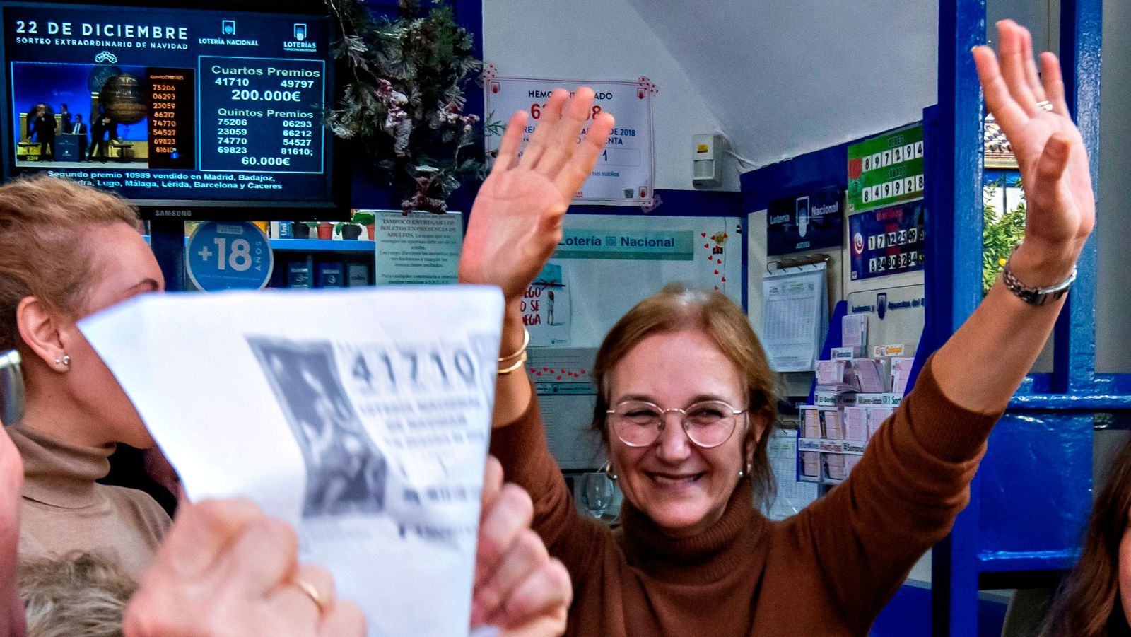 Utrera y Pelayos de la Presa se llevan los dos cuartos premios de la Lotería de Navidad