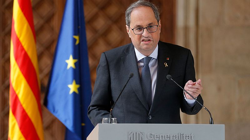 Torra recurrirá su condena y pide al aval del Parlament: "A mí no me inhabilitará un tribunal con motivaciones políticas"