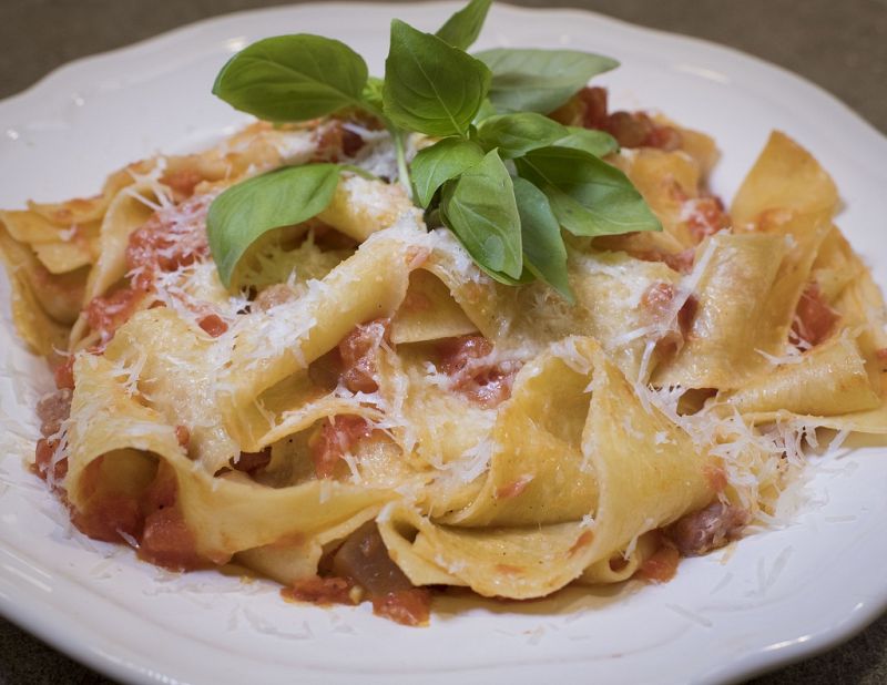 Receta de "pasta amatriciana" de Dani Garc�a