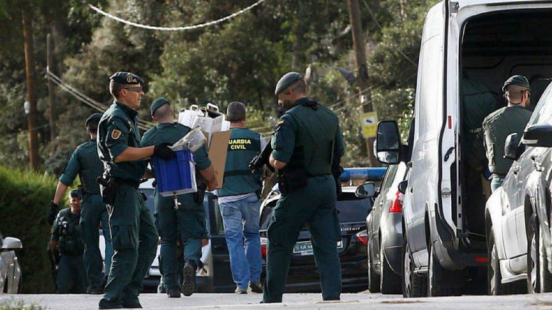 Los tres CDR investigados por terrorismo salen de prisión tras pagar una fianza de 5.000 euros