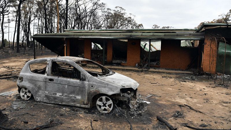 Alrededor de 200 casas calcinadas por los incendios "catastróficos" en Australia
