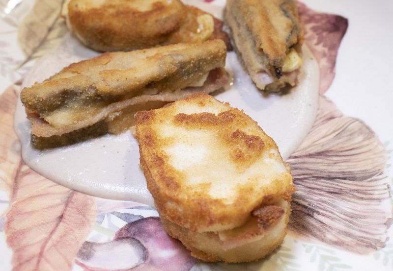 Receta de "San Jacobo de setas" de Dani Garc�a