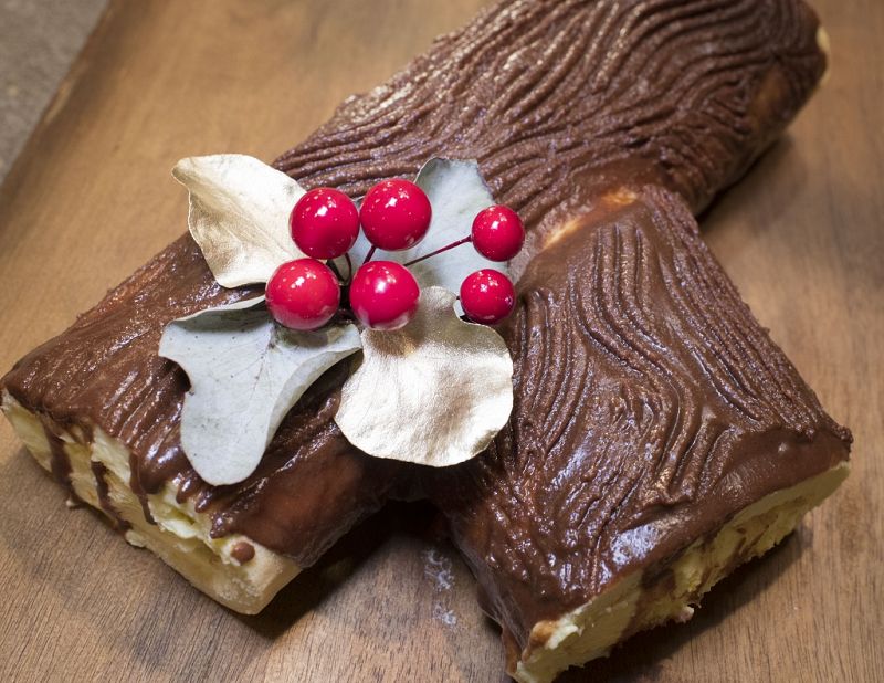 Receta de "tronco de Navidad" de Dani Garca