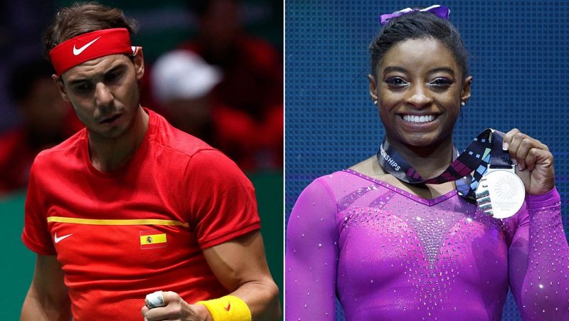 Rafael Nadal y Simone Biles, Campeones de Campeones en 2019 para 'L'Équipe'
