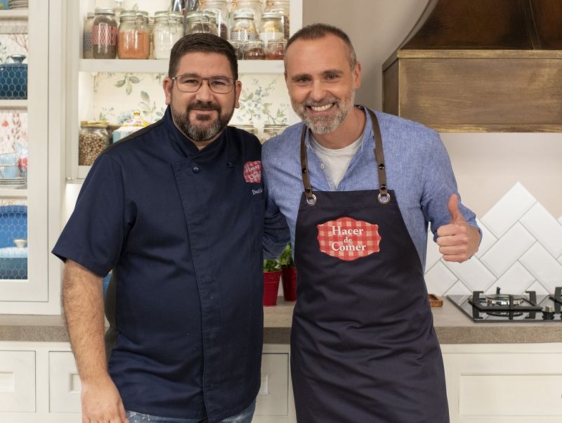 El chef Rodrigo de la Calle, con una estrella Michelin, visita "Hacer de comer"