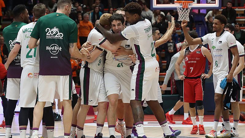 El Unicaja se aferra a la Copa y el Manresa hunde más al Betis