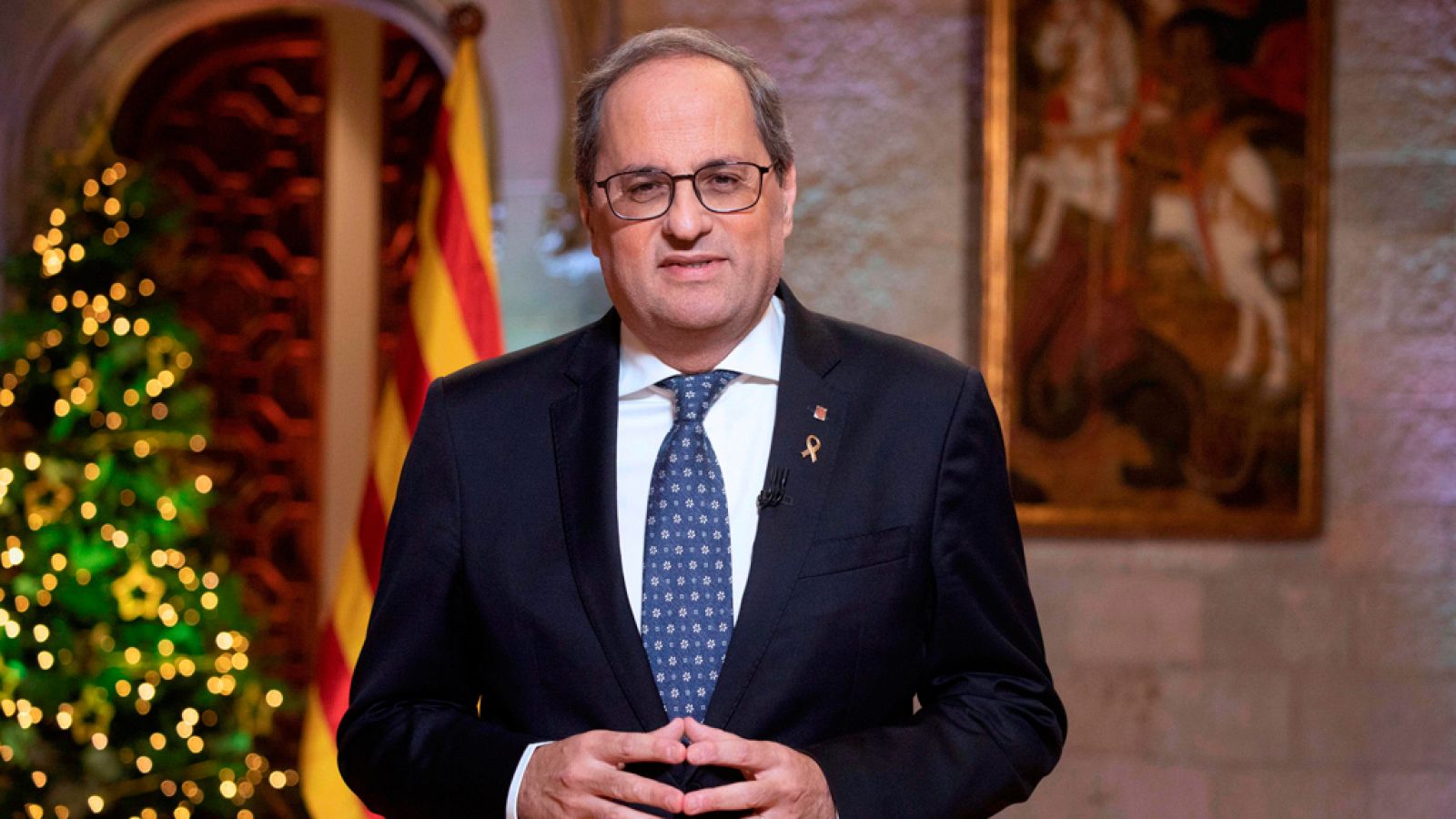 Torra condiciona el diálogo al derecho de autodeterminación en Cataluña
