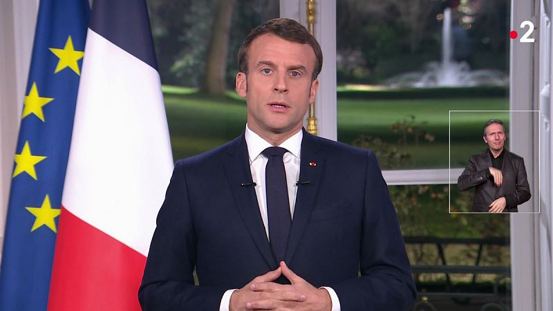 Macron advierte que la reforma de las pensiones se "completará"