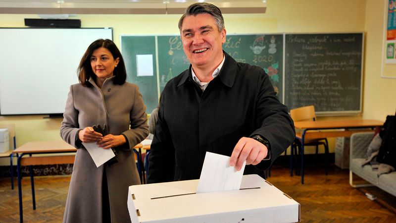El ex primer ministro socialdemócrata Zoran Milanovic gana las elecciones presidenciales en Croacia