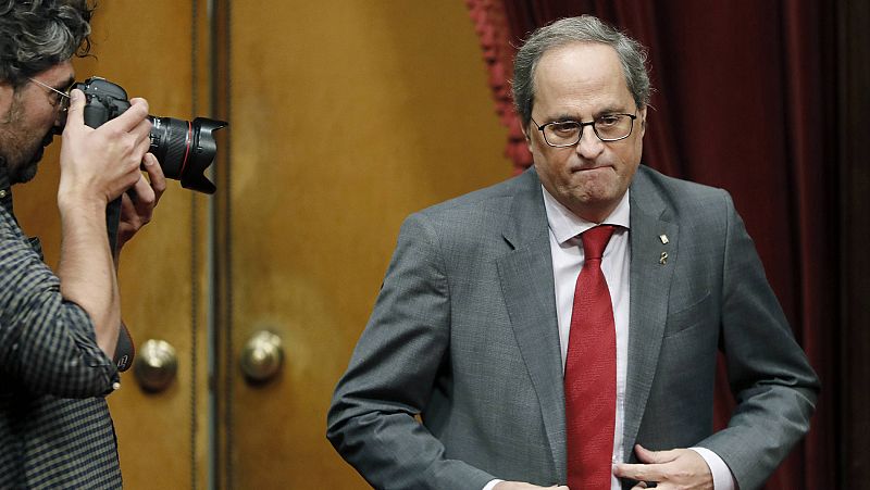 La Junta Electoral Central delega en el Parlament la destitución de Quim Torra como presidente catalán