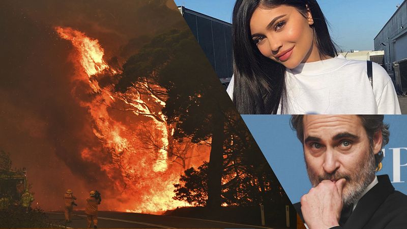 Kylie Jenner y otros famosos donan dinero para paliar los incendios en Australia