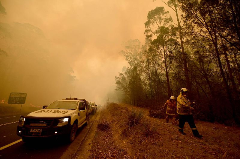 Australia declara el estado de desastre en las principales zonas afectadas por incendios