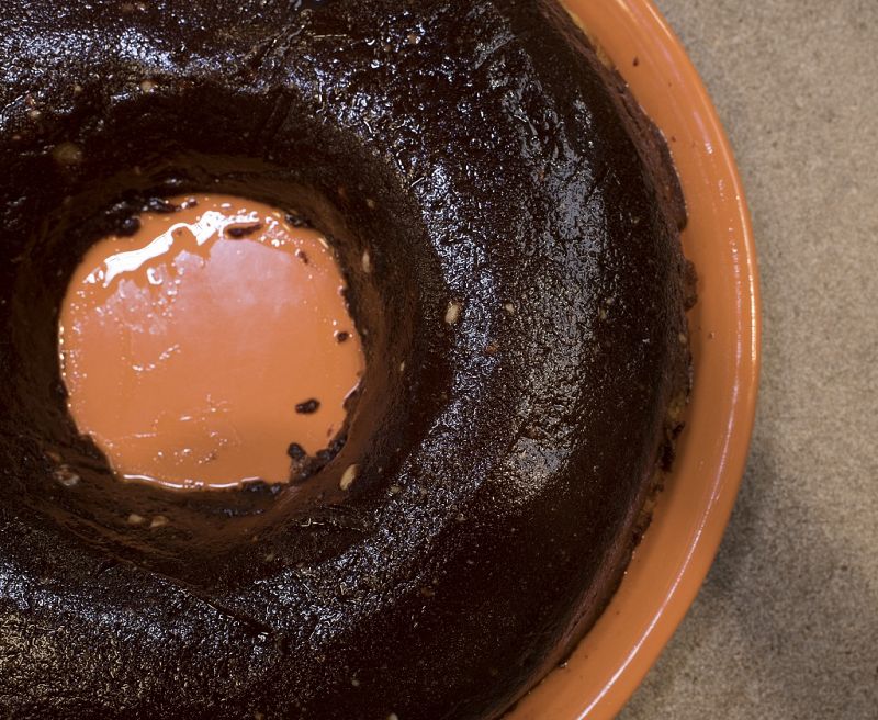 Receta de "bizcocho de naranja sin leche ni huevo" de Dani Garc�a