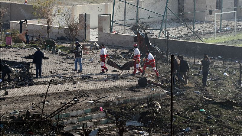 Canadá se suma a Estados Unidos: Irán pudo derribar por error el avión ucraniano