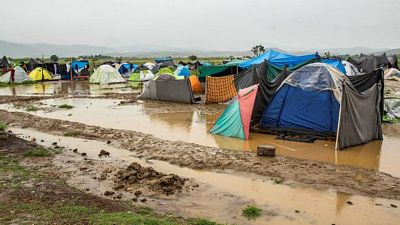 La tragedia en los campos de refugiados en Grecia