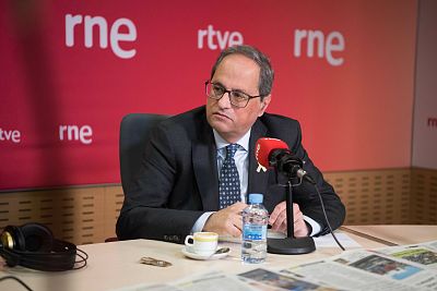 El president de la Generalitat, Quim Torra, a 'El matí a Ràdio 4'