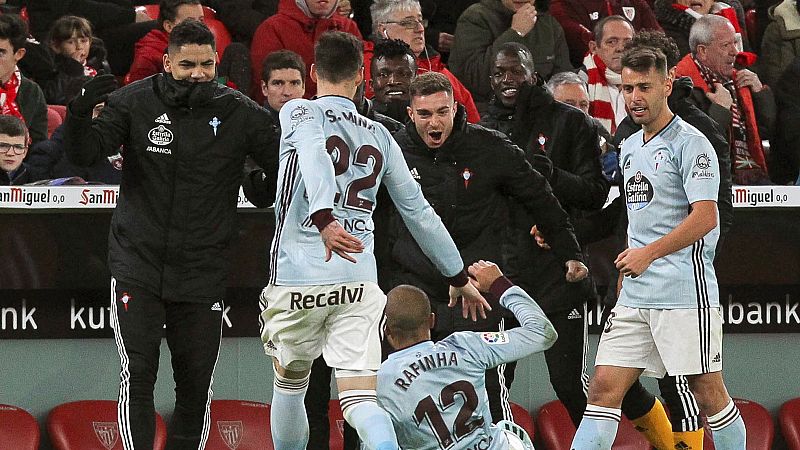 Raúl García, de penalti salva un punto para el Athletic en la incómoda visita del Celta