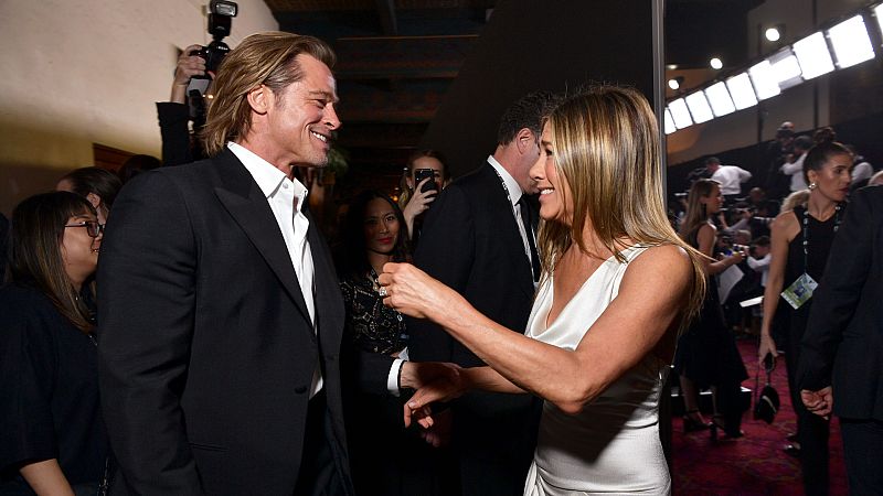 Jennifer Aniston y Brad Pitt protagonizan la noche de los Premios del Sindicato de Actores