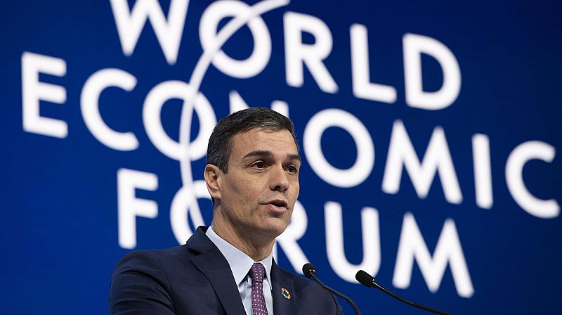 Sánchez defiende en Davos una "justicia fiscal" que redistribuya la riqueza