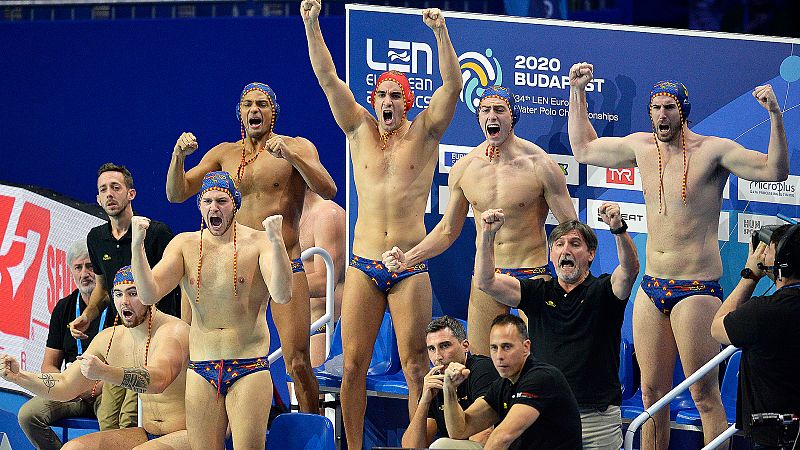 España, en semifinales del Europeo de waterpolo en categoría masculina tras eliminar a Serbia