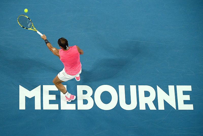 Nadal no pierde la concentración y se medirá a Carreño en la tercera ronda