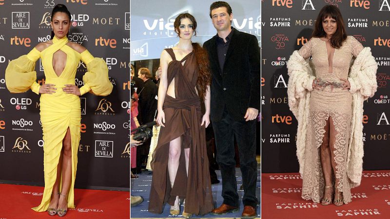 Premios Goya: La alfombra roja no fue siempre sinónimo de glamur