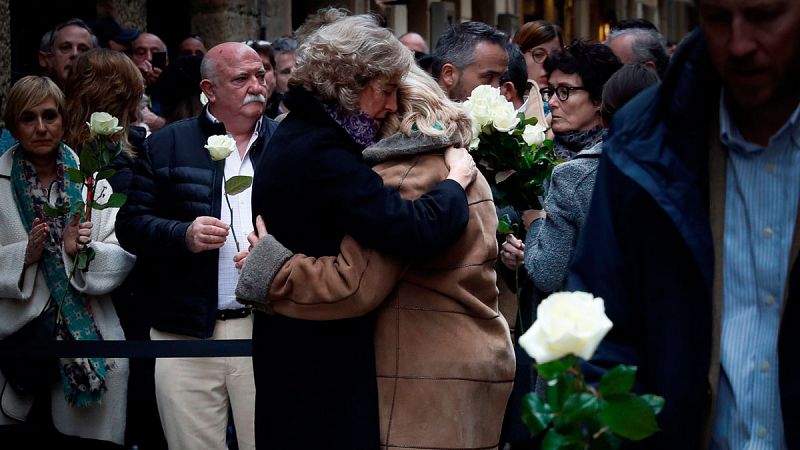 Homenaje a Gregorio Ordóñez en San Sebastián en el 25 aniversario de su asesinato