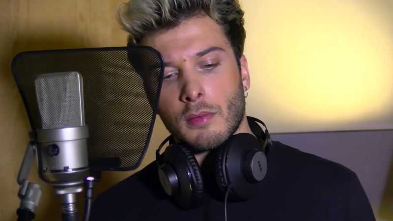 "Universo" es un mid-tempo con final pico: as se grab la cancin de Blas Cant para Eurovisin