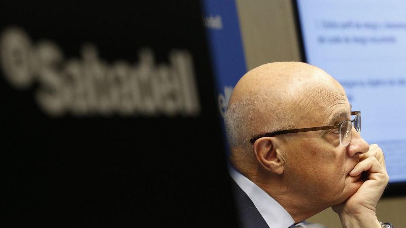 El Banco Sabadell se desploma más de un 10 % en bolsa tras presentar los resultados de 2019