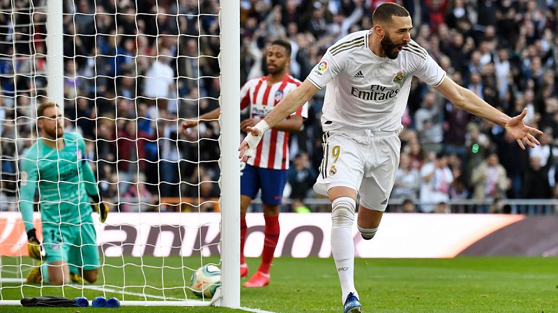 Benzema postula al Madrid para el título y obliga a renunciar al Atlético