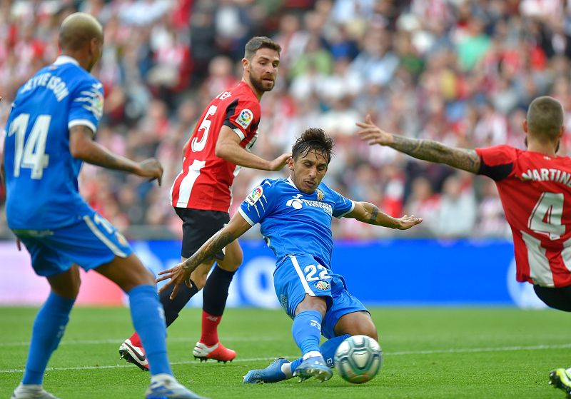 El Getafe asalta San Mamés y se sube al podio de la Liga