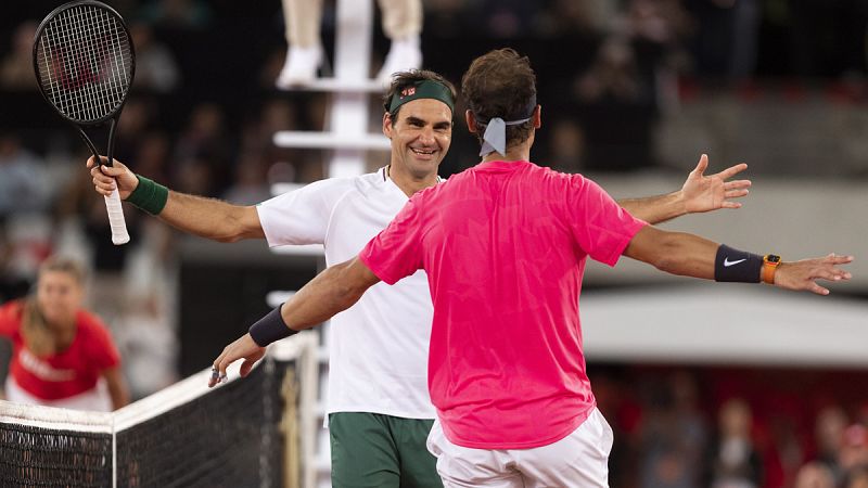 Federer vence a Nadal y baten el récord de espectadores