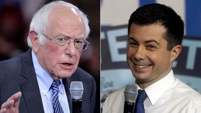 Buttigieg y Sanders, vencedores del 'caucus' de Iowa, piden que se revisen los resultados