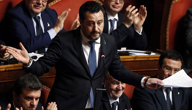 El Senado italiano autoriza que Salvini sea juzgado por impedir el desembarco de migrantes rescatados en alta mar