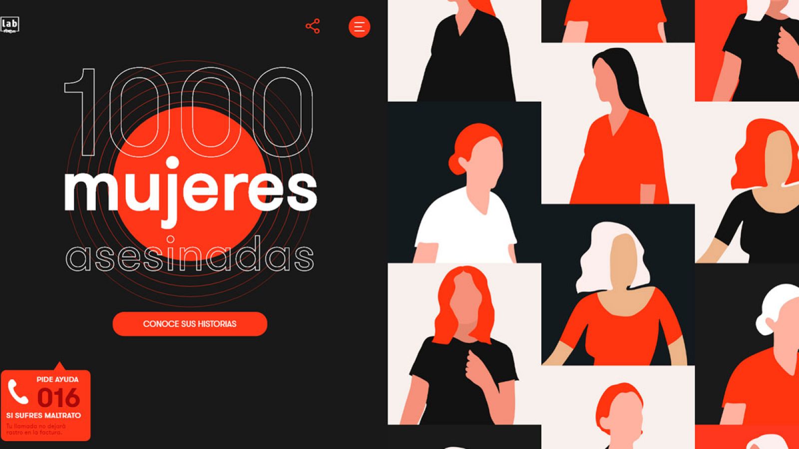 '1.000 mujeres asesinadas', del Lab de RTVE, y 'Nosotrxs somos', de Playz, premios Rey de España de Periodismo 2020 | Ver