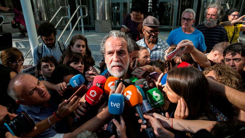 Willy Toledo, a su salida de los juzgados: "No pretendía ofender sino criticar"