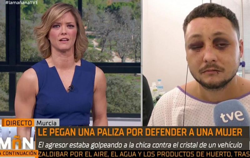 Brutal paliza a un hombre por tratar de parar una agresión machista: "Me dejó inconsciente pero siguió pegándome"