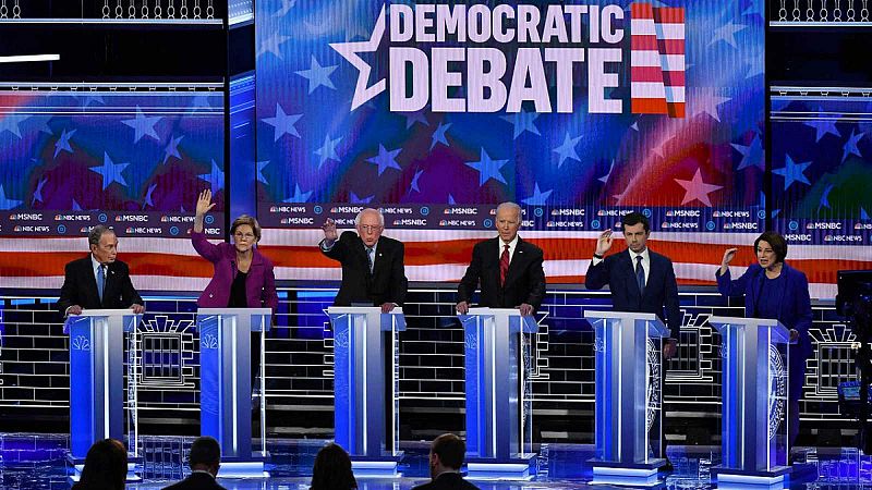 Los ataques a Michael Bloomberg protagonizan el debate demócrata en Nevada