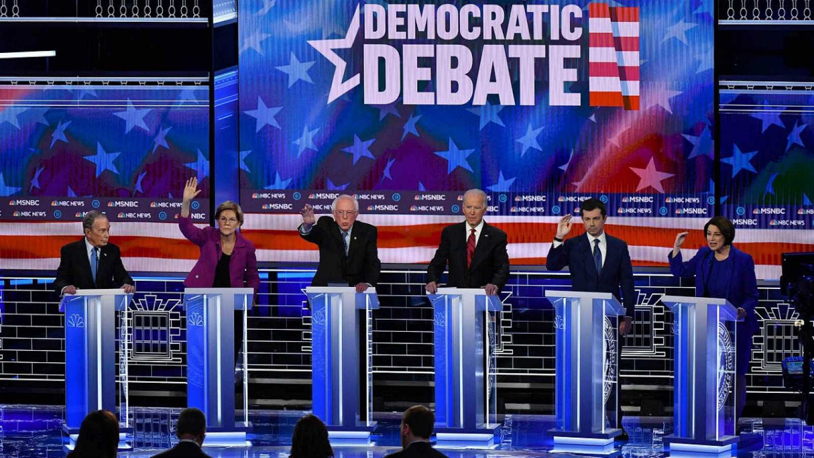 Los ataques a Michael Bloomberg protagonizan el debate demócrata en Nevada