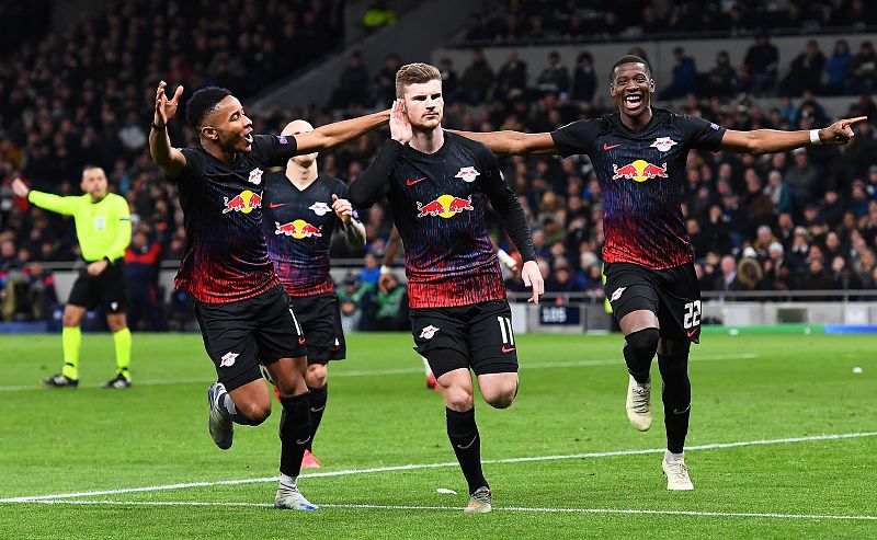 El Leipzig sorprende al subcampeón Tottenham