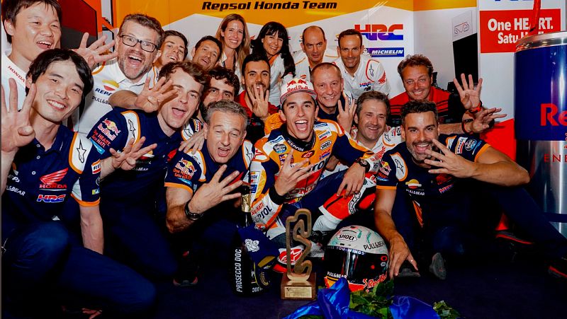 Marc Márquez seguirá en Repsol Honda hasta 2024