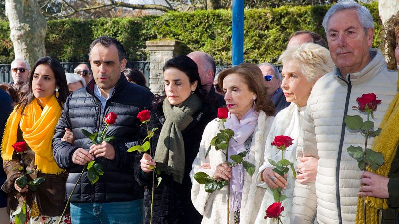 Homenaje a Buesa y a su escolta, Jorge Díez, 20 años después de ser asesinados por ETA