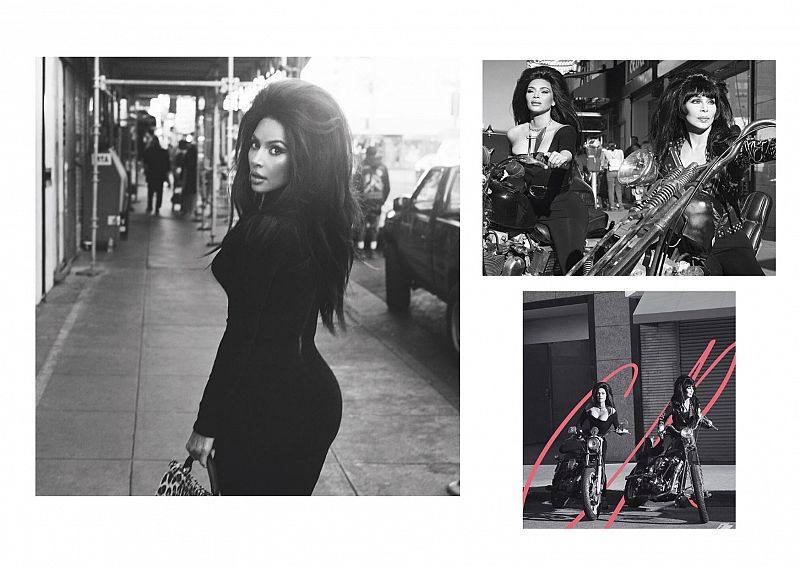 Las fotos más ochenteras de Kim Kardashian junto a Cher