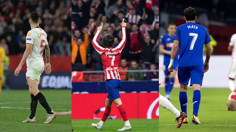 Atleti, Sevilla y Getafe, duelo por la tercera plaza