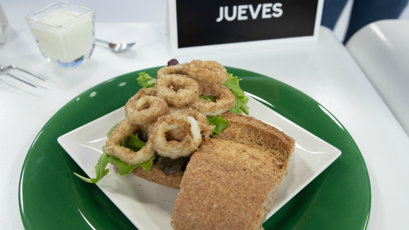 Bocata saludable de calamares